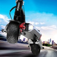 Solid Wide Tyre 800w Dual Motor 52V 26AH L G Battery Electric Scooter Zero X8